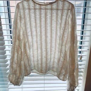 SHEIN white blouse